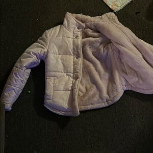 Reversible Puffer Jacket with Faux Fur Lining